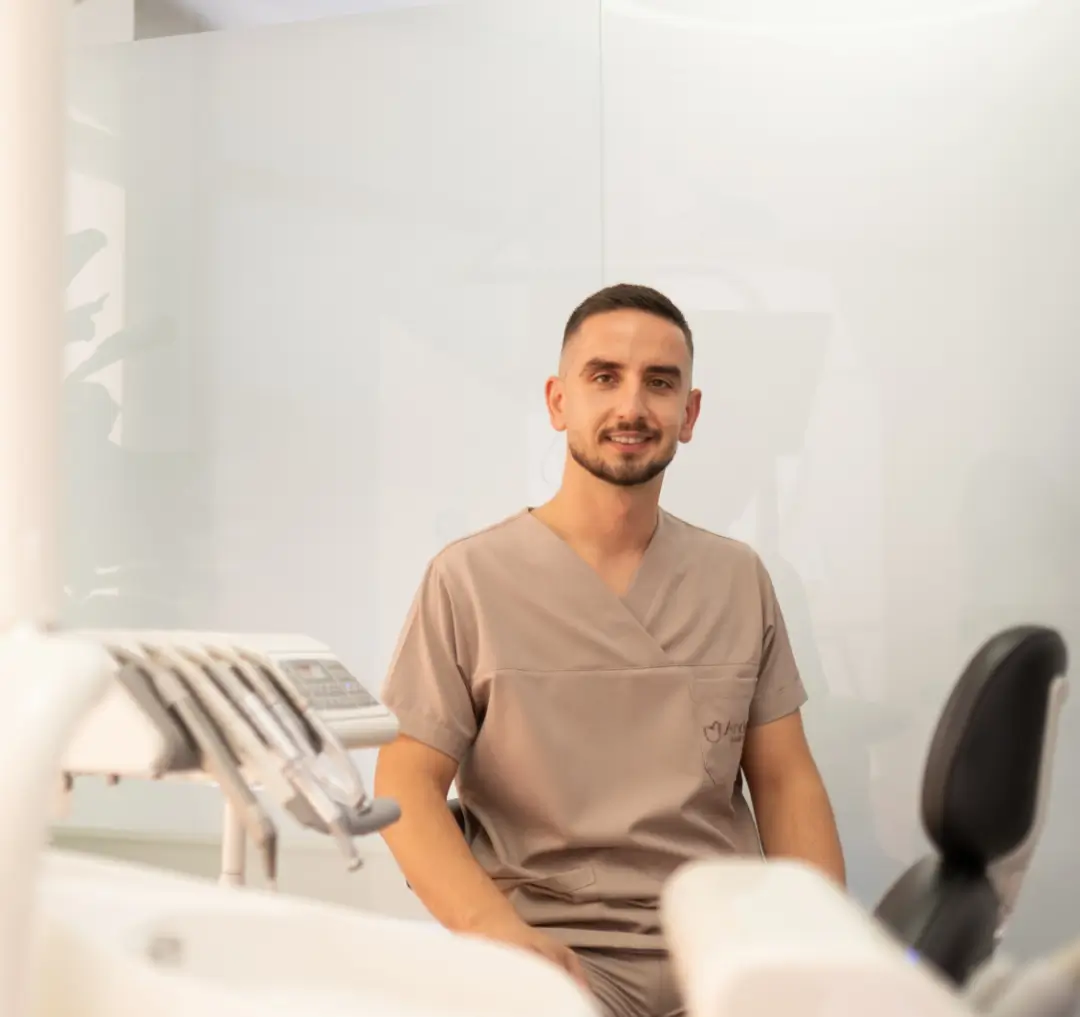 Dr. Laurent, implant surgeon at Andent Clinic Tirana