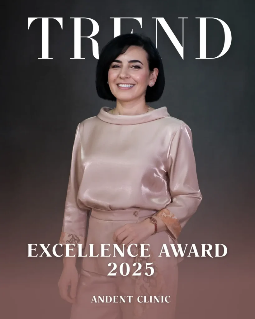 Dr. Anduela Çurmaku, dentistja përgjegjëse në Klinikën Dentare Andent në Tiranë
